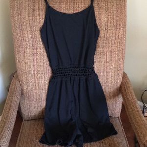 2 for $10!! Cute black romper with crochet area